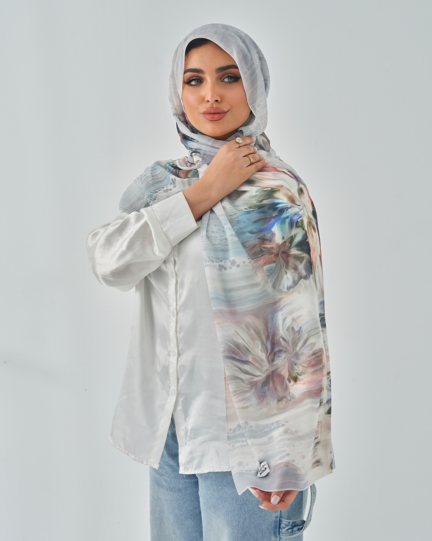 Chiffon Tie Printed