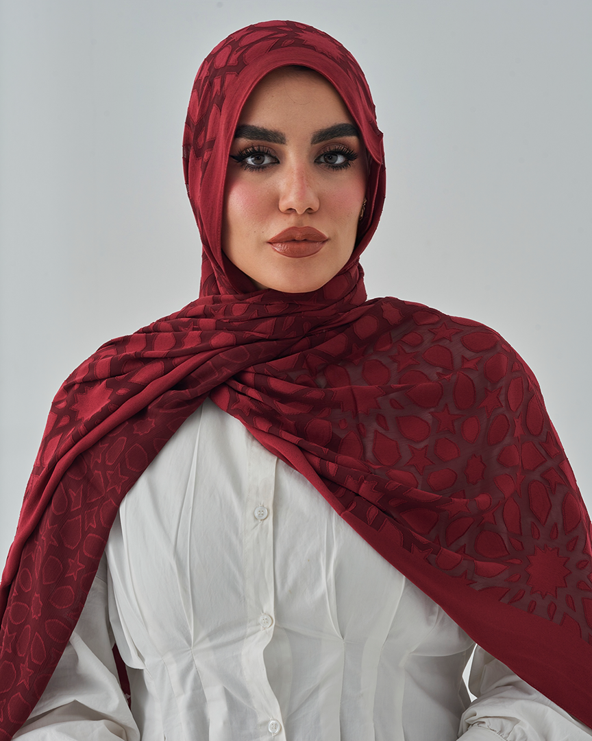 Chiffon Tie Jakar Devore
