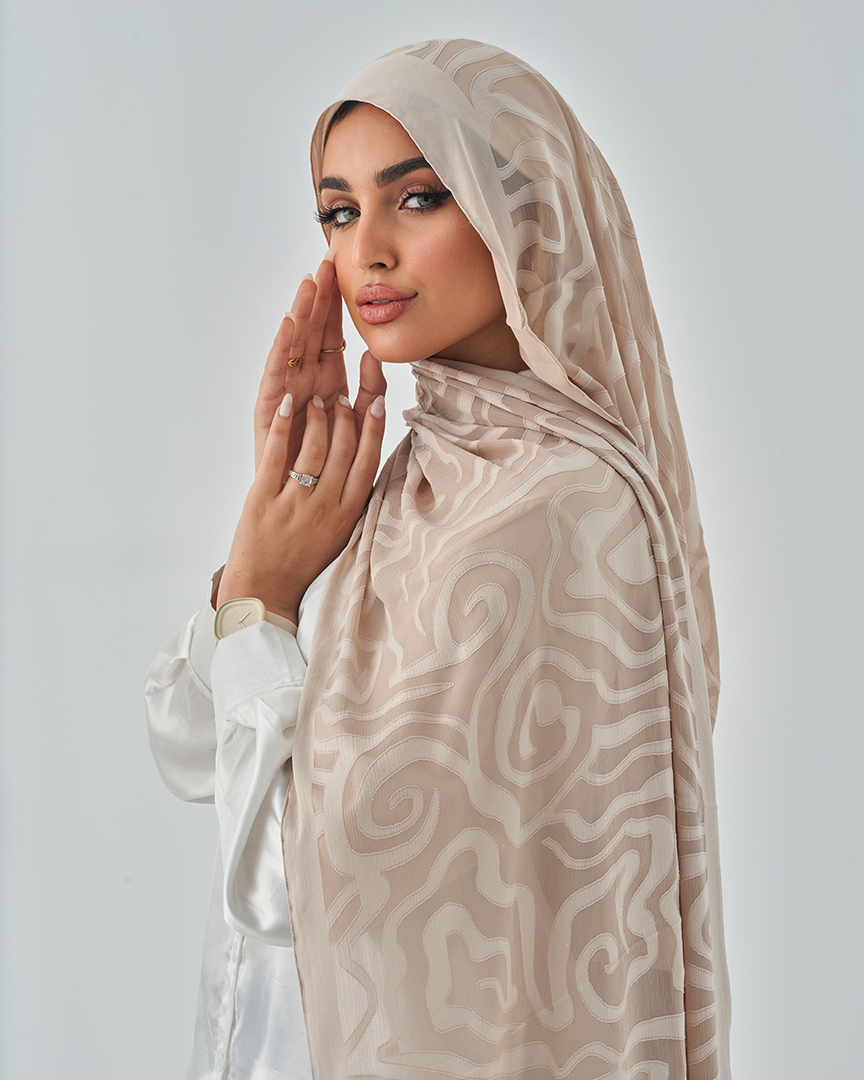 Chiffon Tie Jakar Devore