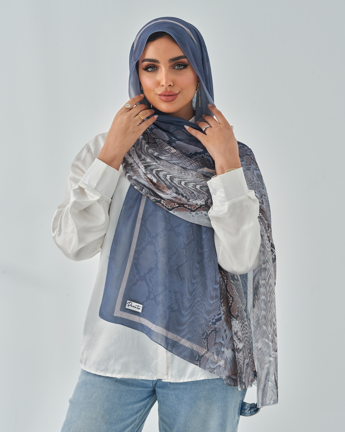Chiffon Tie Printed