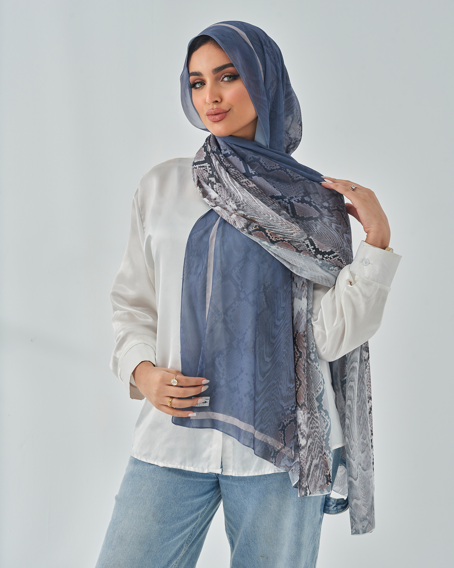 Chiffon Tie Printed