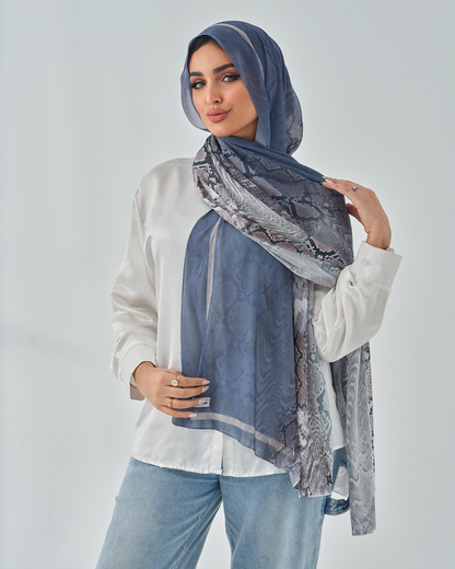 Chiffon Tie Printed