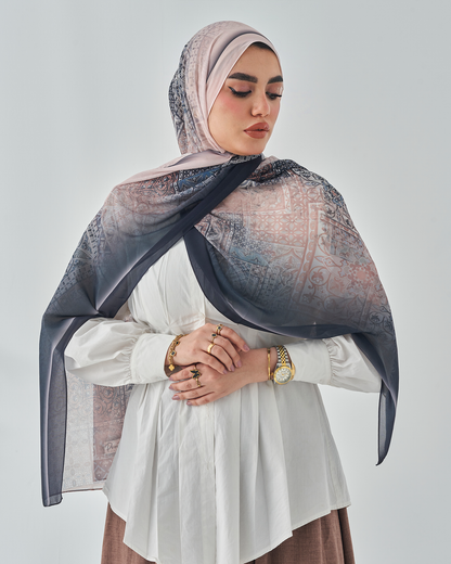 Chiffon Tie Printed