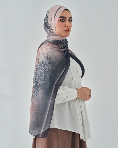 Chiffon Tie Printed
