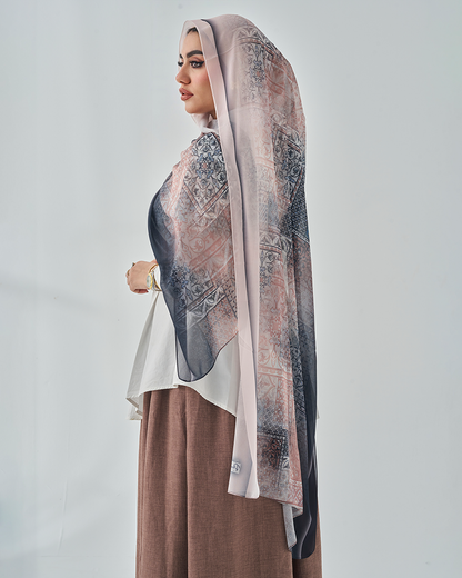 Chiffon Tie Printed