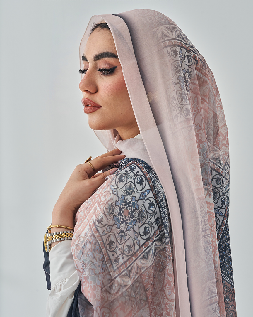 Chiffon Tie Printed