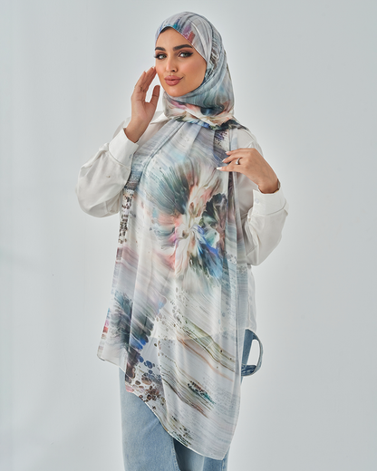 Chiffon Tie Printed
