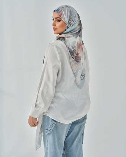 Chiffon Tie Printed