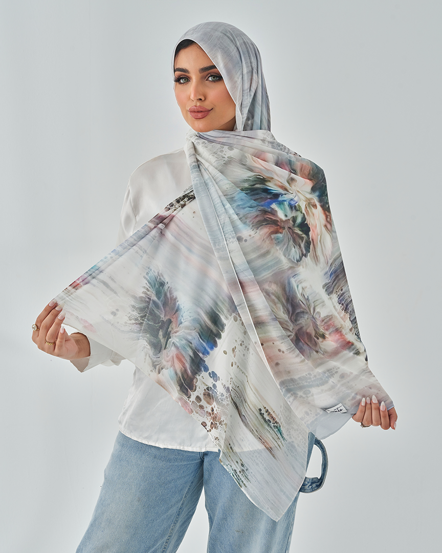 Chiffon Tie Printed