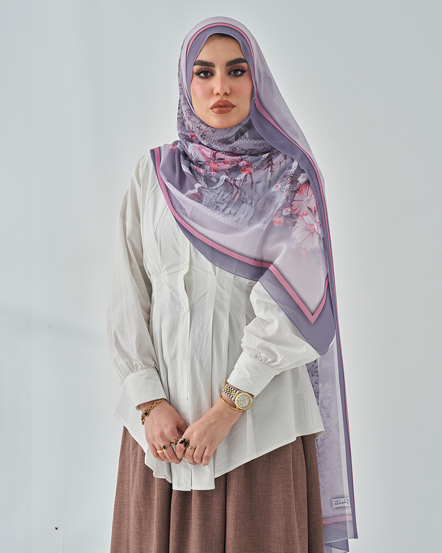 Chiffon Tie Printed