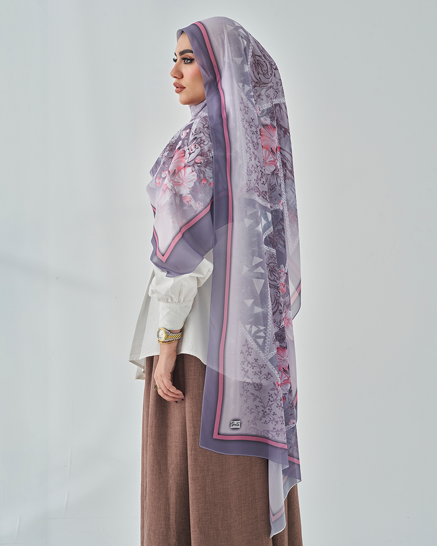 Chiffon Tie Printed