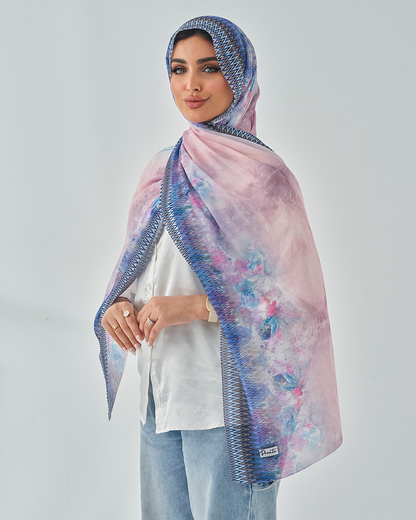 Chiffon Tie Printed