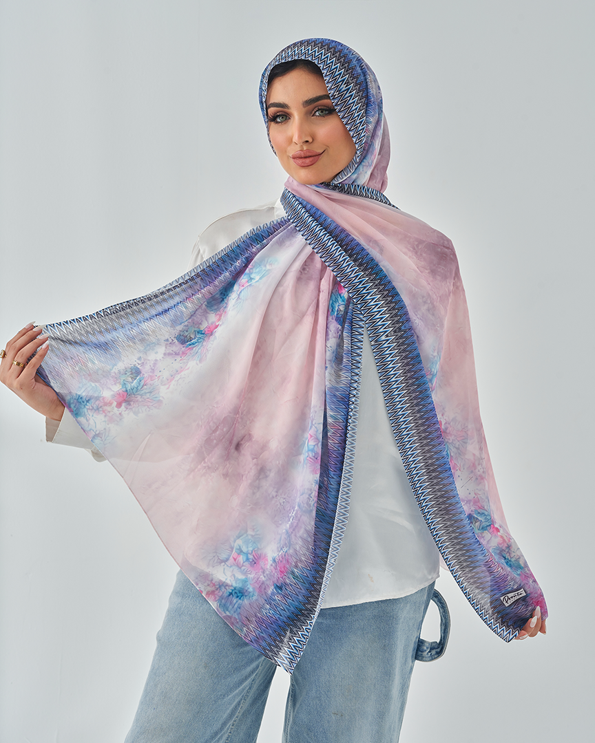 Chiffon Tie Printed