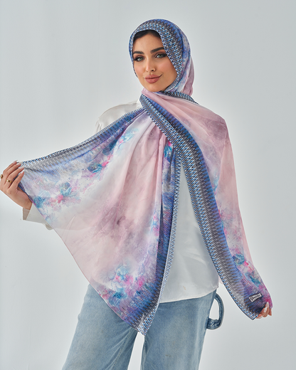 Chiffon Tie Printed