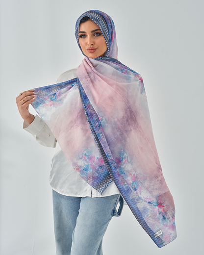 Chiffon Tie Printed