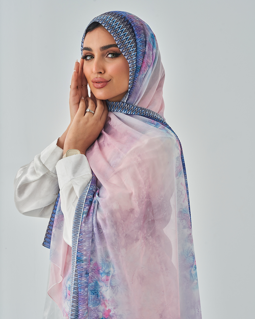 Chiffon Tie Printed