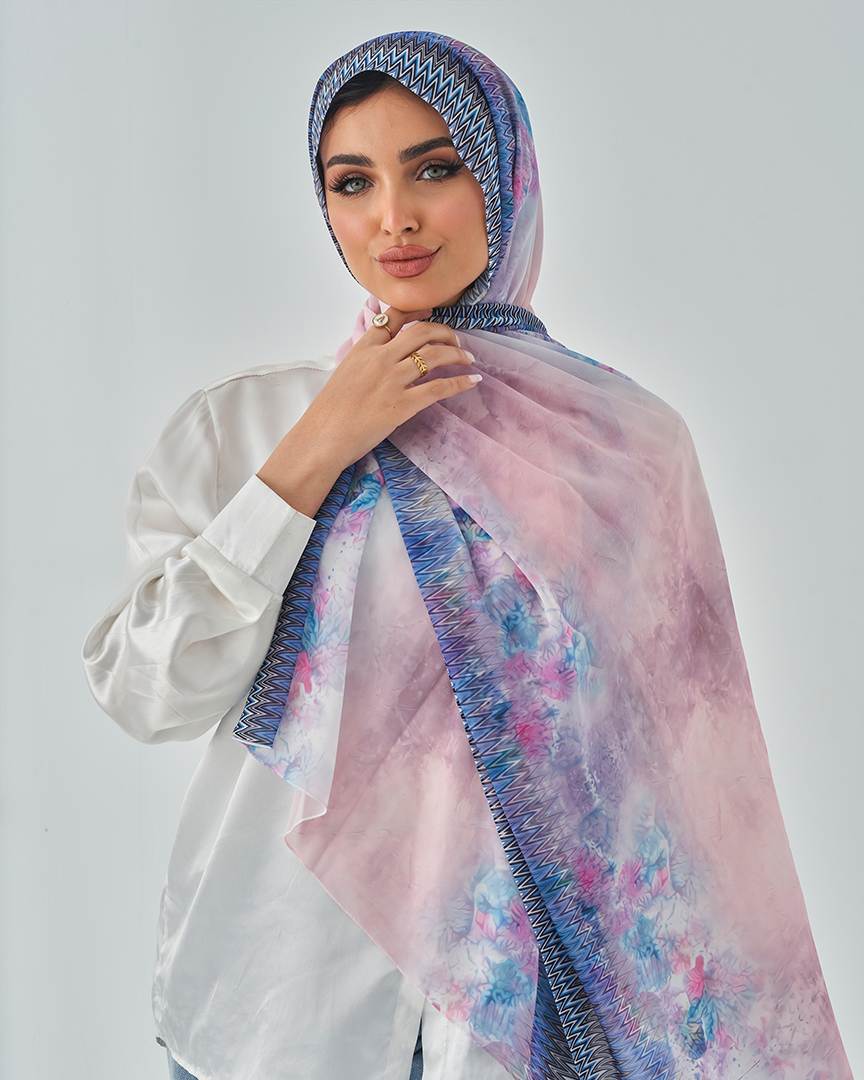 Chiffon Tie Printed