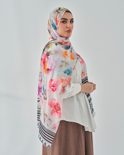 Chiffon Tie Printed