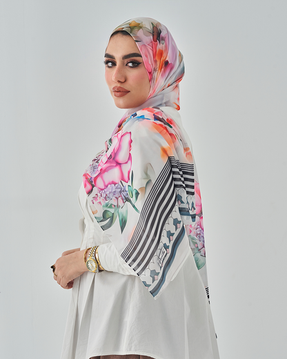 Chiffon Tie Printed
