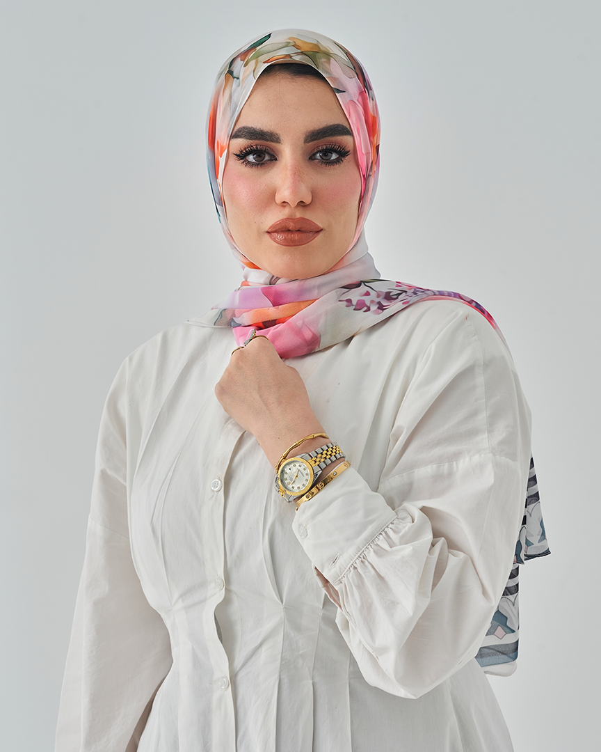 Chiffon Tie Printed