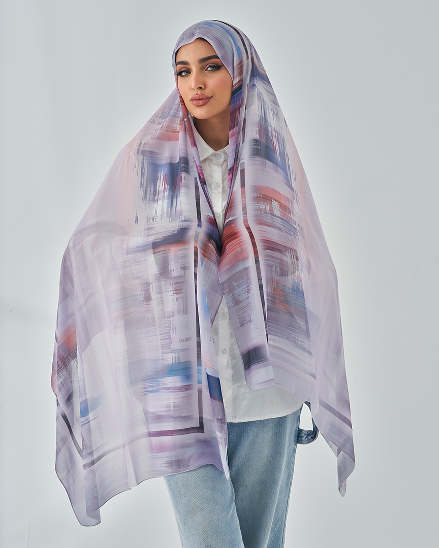 Chiffon Tie Printed
