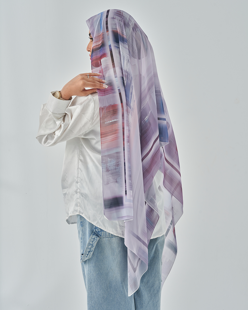 Chiffon Tie Printed
