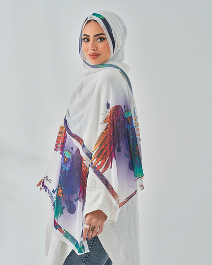 Chiffon Tie Printed