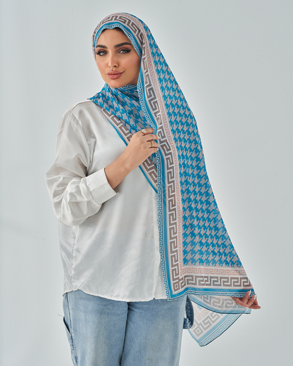 Chiffon Tie Printed