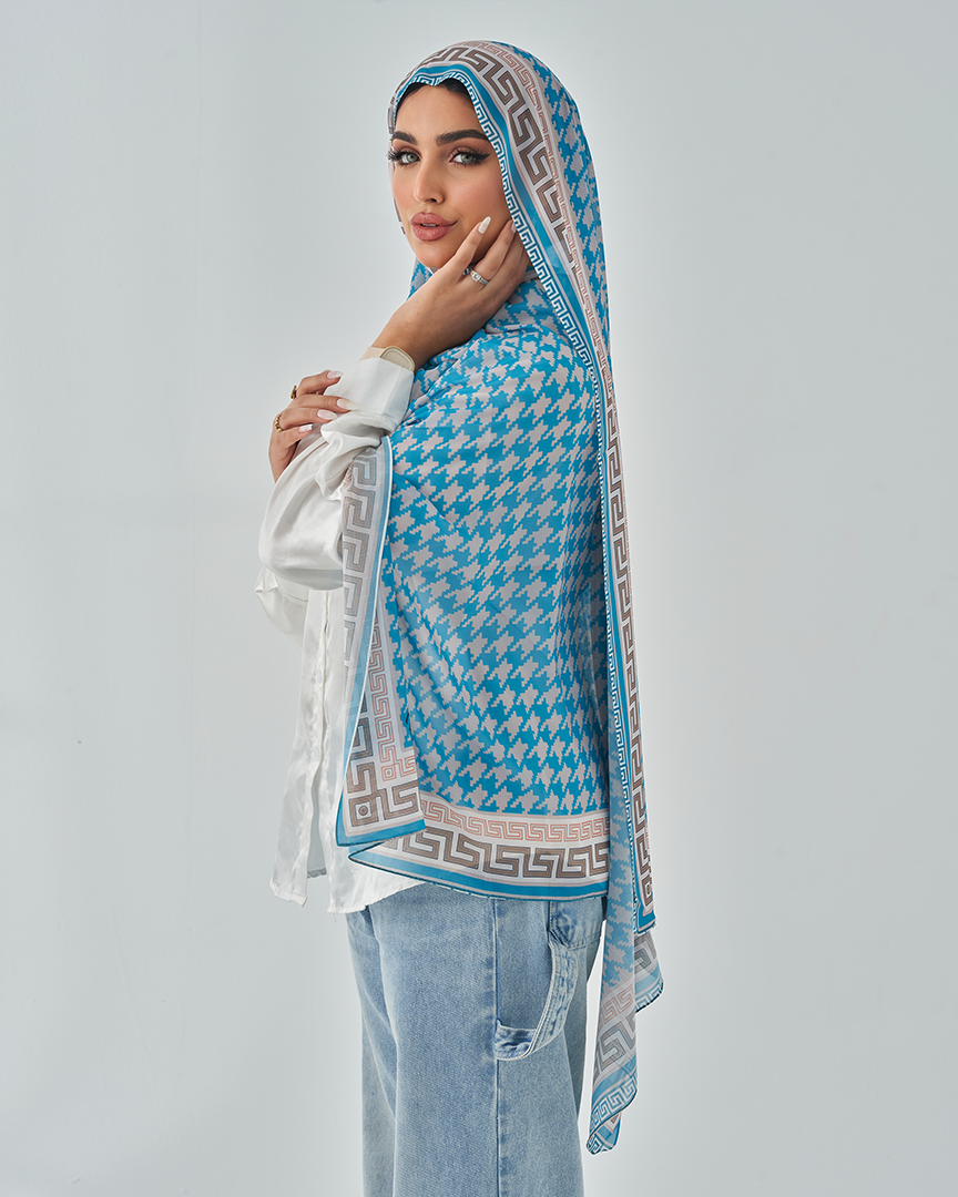 Chiffon Tie Printed