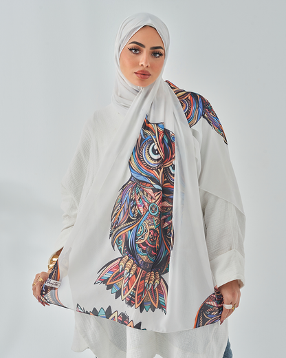 Chiffon Tie Printed