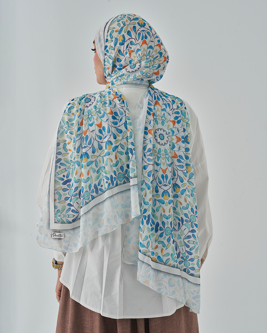 Chiffon Tie Printed
