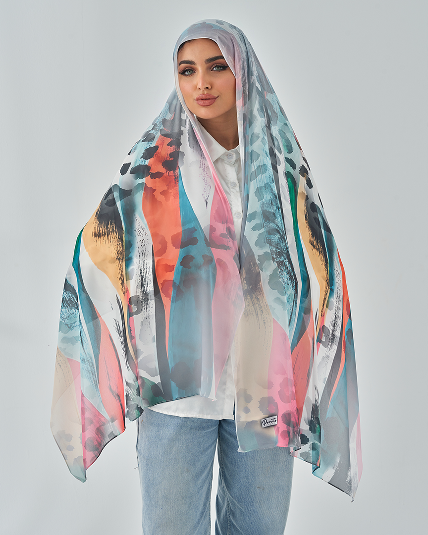 Chiffon Tie Printed