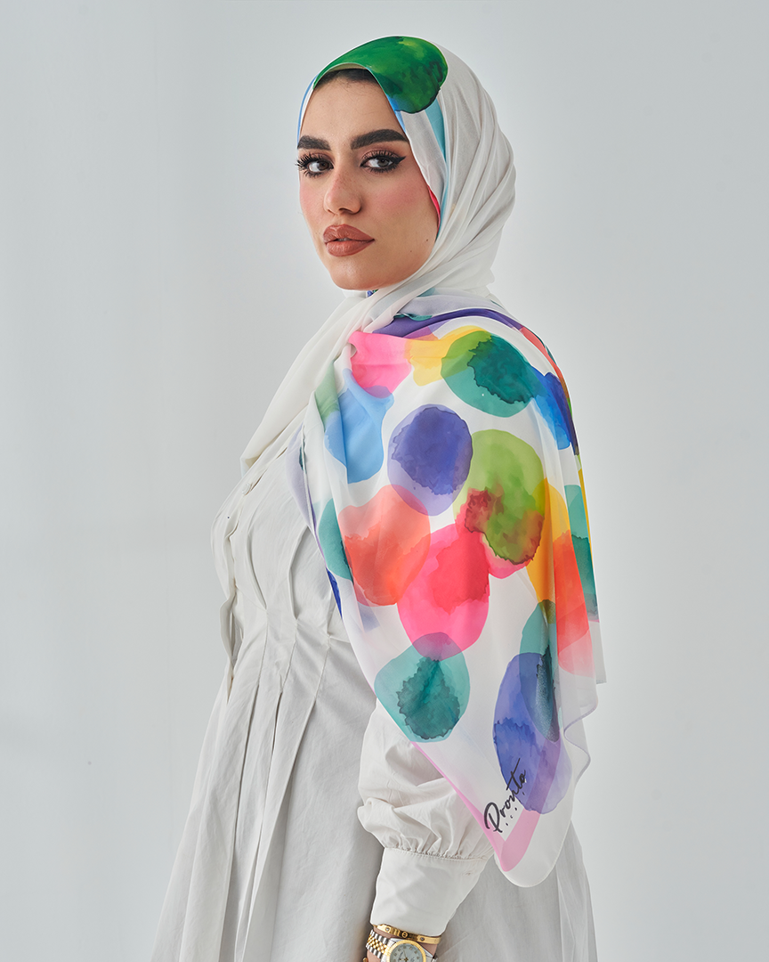 Chiffon Tie Printed