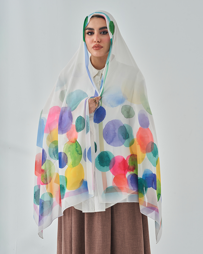 Chiffon Tie Printed