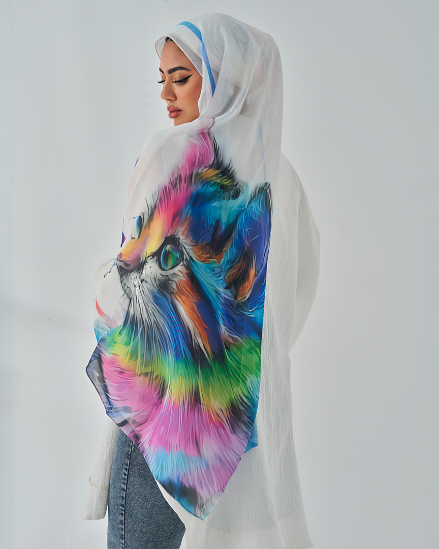Chiffon Tie Printed