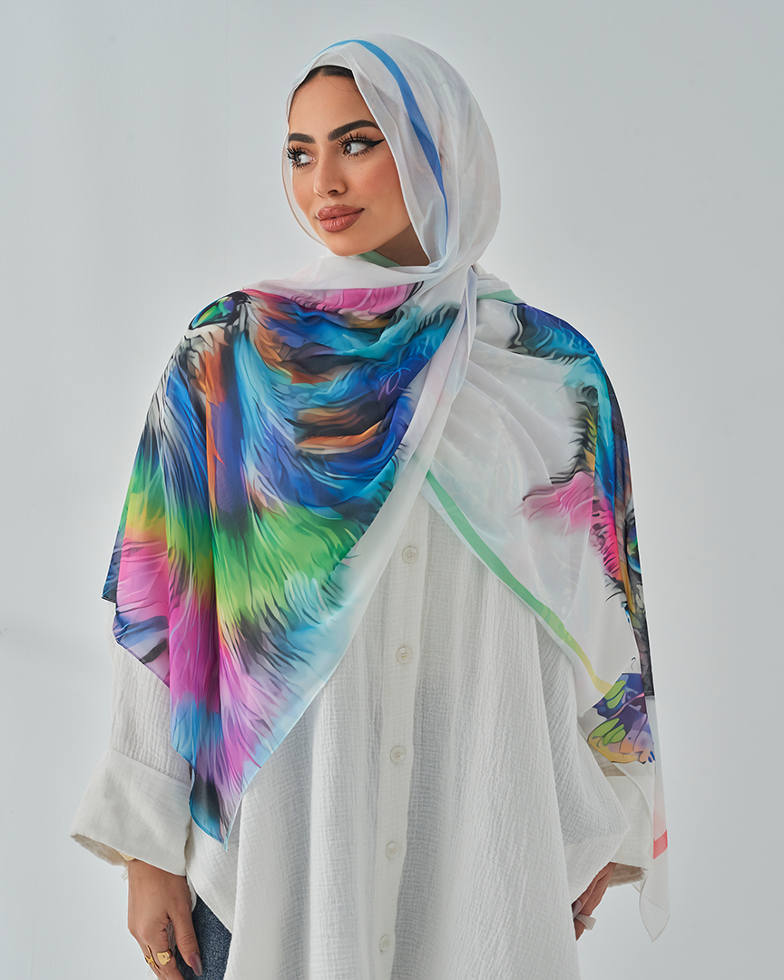 Chiffon Tie Printed