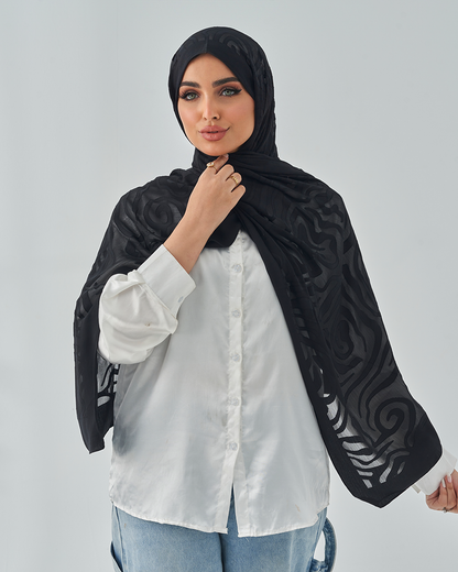 Chiffon Tie Jakar Devore