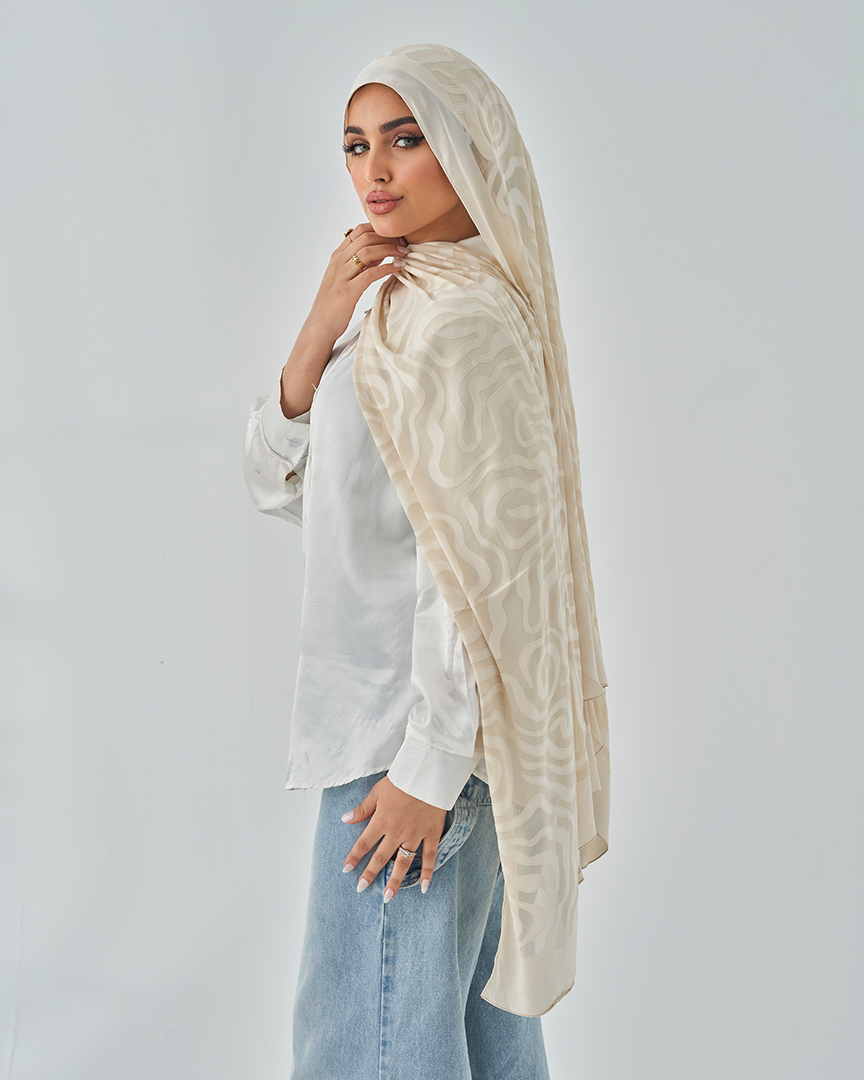 Chiffon Tie Jakar Devore