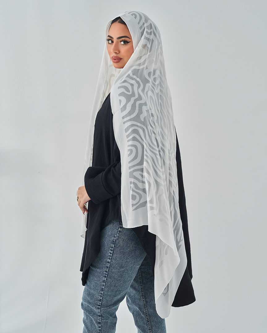 Chiffon Tie Jakar Devore