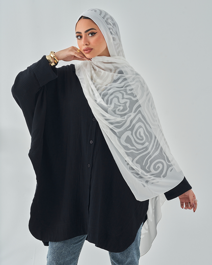 Chiffon Tie Jakar Devore