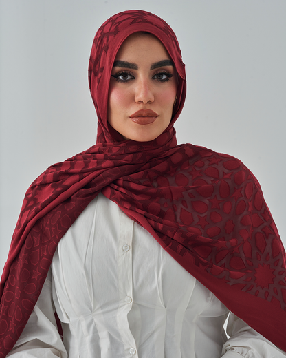 Chiffon Tie Jakar Devore