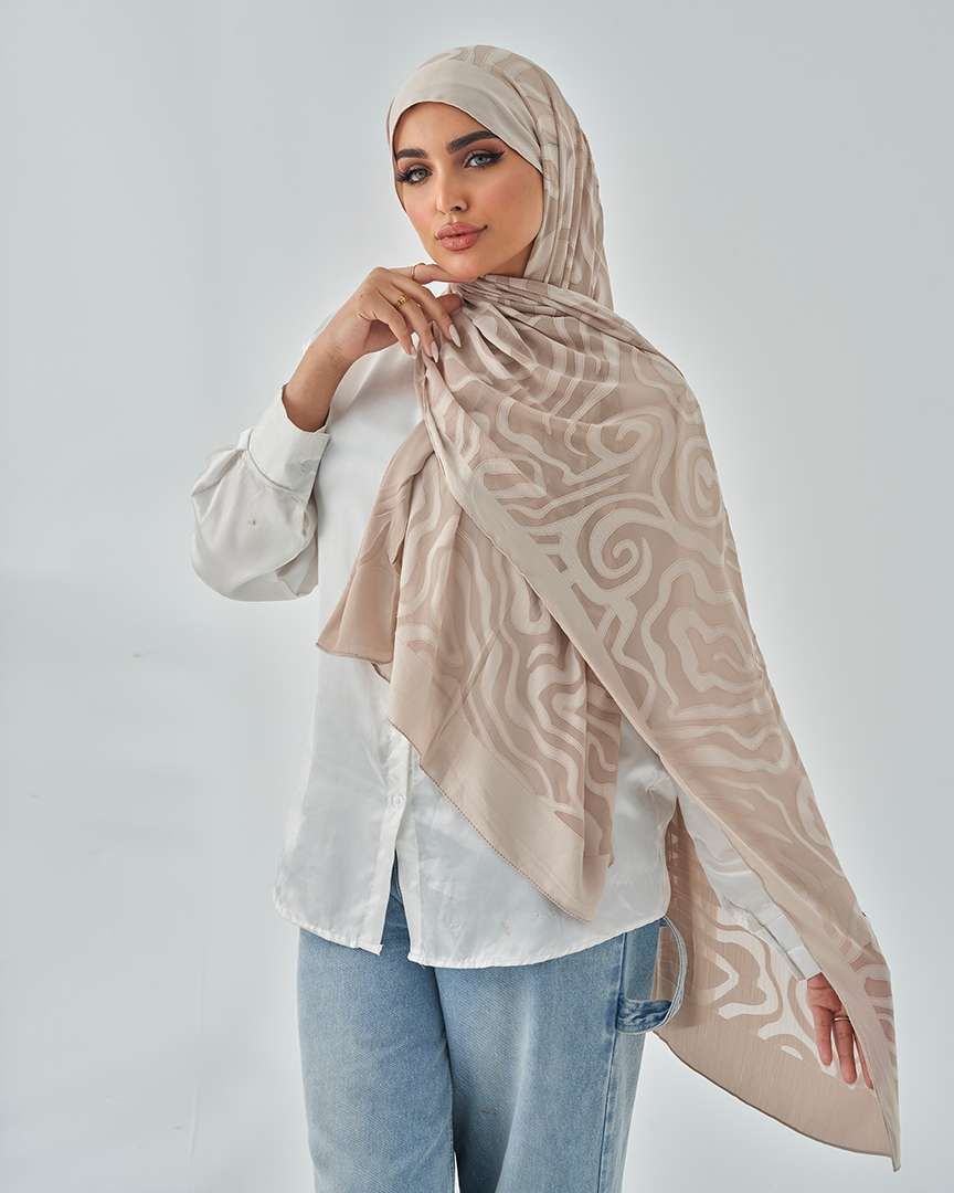 Chiffon Tie Jakar Devore