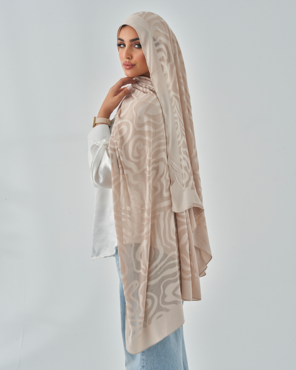 Chiffon Tie Jakar Devore