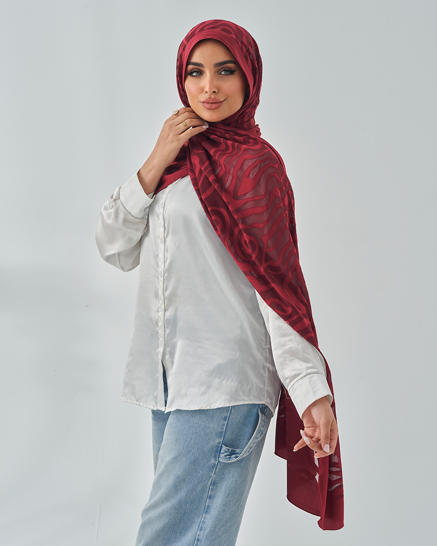 Chiffon Tie Jakar Devore