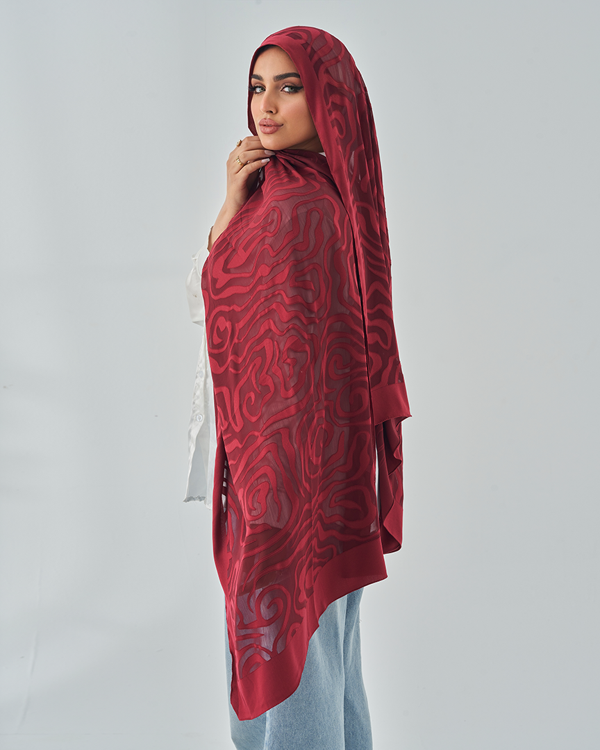 Chiffon Tie Jakar Devore