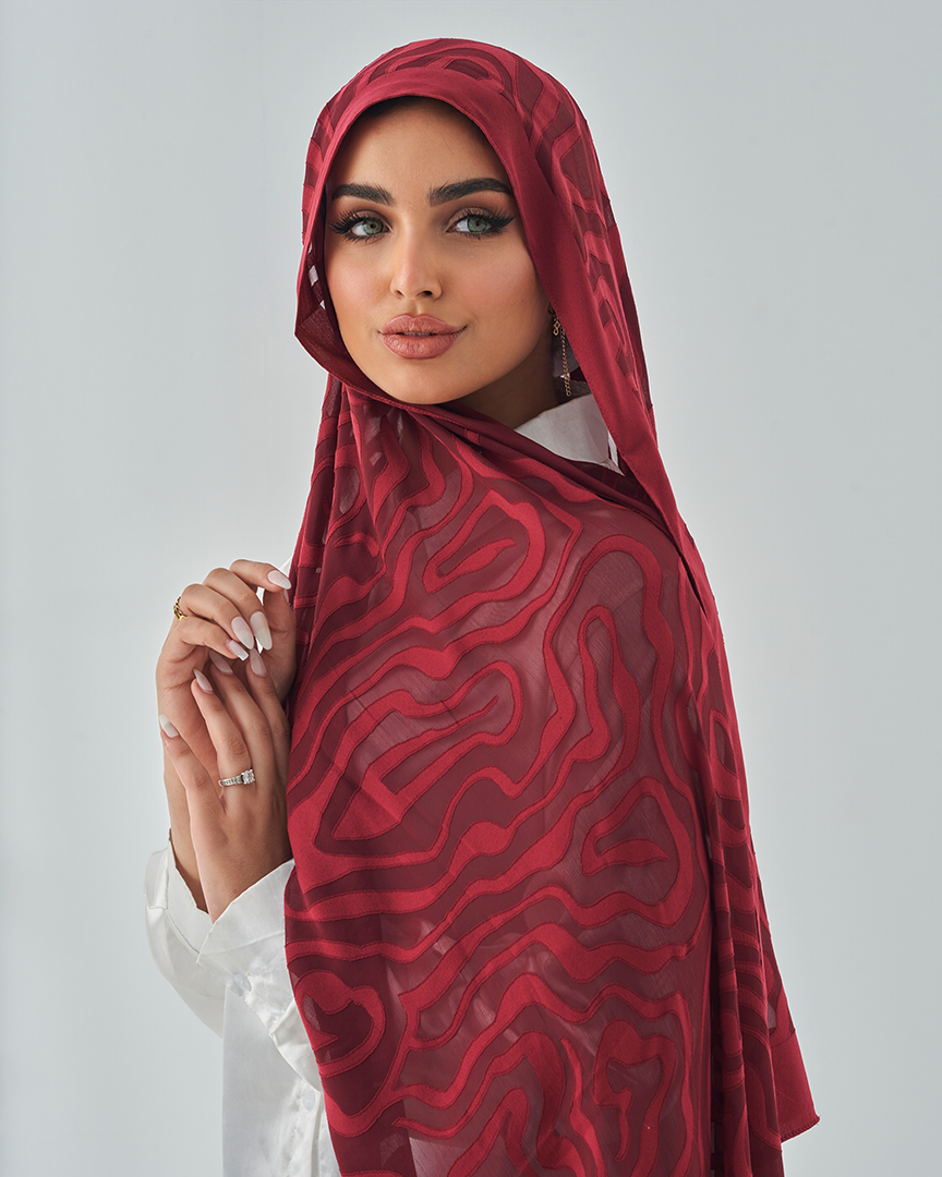 Chiffon Tie Jakar Devore