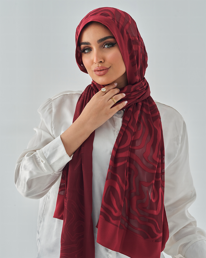 Chiffon Tie Jakar Devore