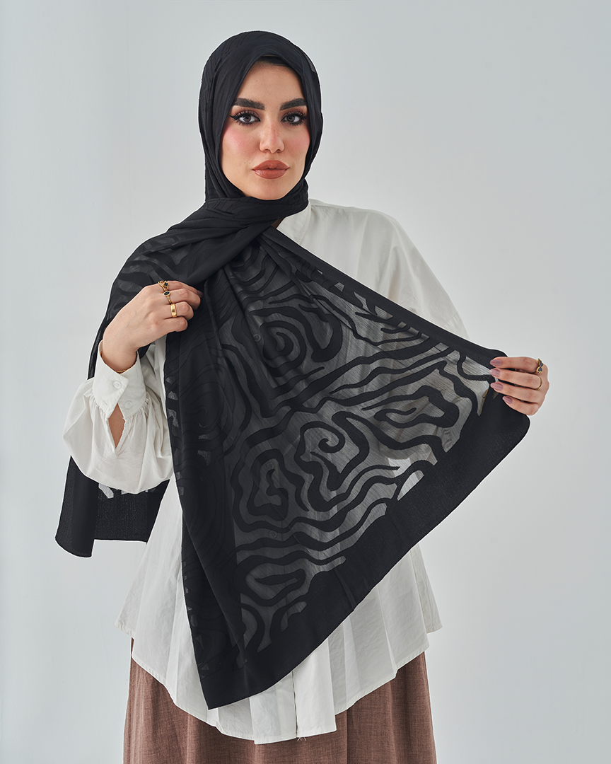 Chiffon Tie Jakar Devore
