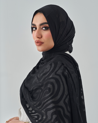 Chiffon Tie Jakar Devore
