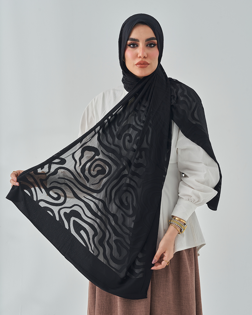 Chiffon Tie Jakar Devore